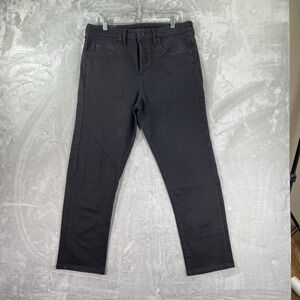 Billiam Jeans Mens 33x28 Button Fly Tapered Fit Black Wash Denim Greenville SC